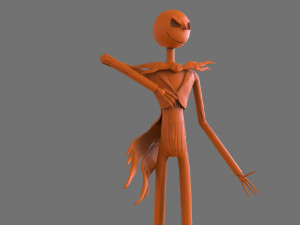 jack skellington sculpture 3D 打印模型