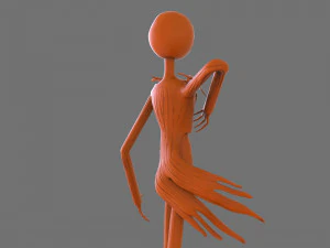 jack skellington sculpture 3D Print Model