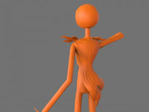 jack skellington sculpture 3D Print Model