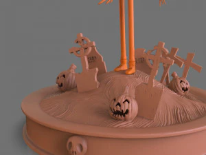jack skellington sculpture 3D Print Model