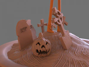 jack skellington sculpture 3D Print Model