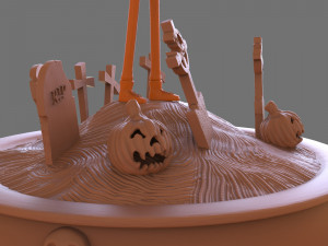 jack skellington sculpture 3D 打印模型