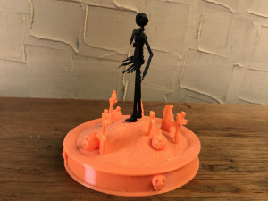 jack skellington sculpture 3D 打印模型