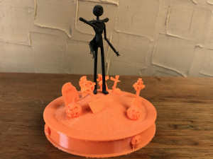 jack skellington sculpture 3D 打印模型