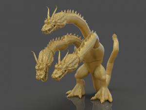 king ghidorah headphones holder 3D Print Model