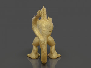 king ghidorah headphones holder 3D 프린트 모델