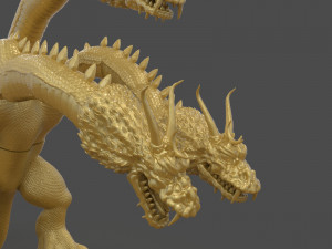 king ghidorah headphones holder 3D 프린트 모델