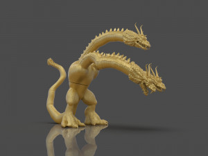 king ghidorah headphones holder 3D 프린트 모델