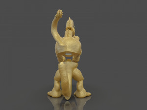 king ghidorah headphones holder 3D 프린트 모델
