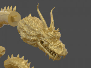 king ghidorah headphones holder 3D 프린트 모델