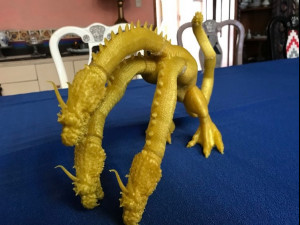 king ghidorah headphones holder 3D 프린트 모델