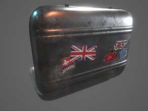 briefcase c4 bomb Modèle 3D