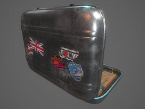 briefcase c4 bomb Modèle 3D