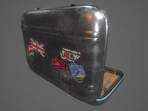 briefcase c4 bomb 3D Model