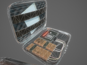 briefcase c4 bomb Modèle 3D