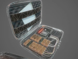 briefcase c4 bomb 3D Model