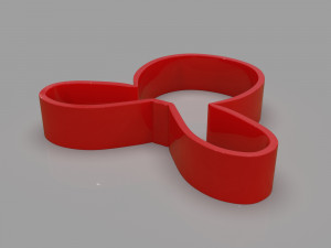cookie cutter unicorns and rabbit pack 3D 모델