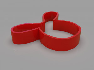 cookie cutter unicorns and rabbit pack 3D 모델