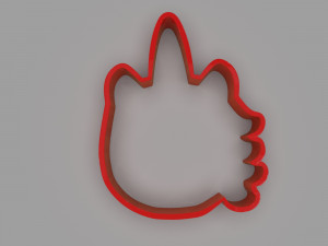 cookie cutter unicorns and rabbit pack 3D 모델