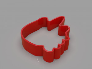 cookie cutter unicorns and rabbit pack 3D 모델
