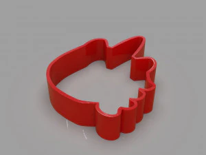 cookie cutter unicorns and rabbit pack 3D Model