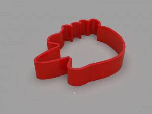 cookie cutter unicorns and rabbit pack 3D 모델