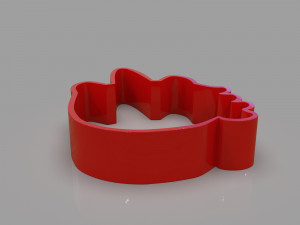 cookie cutter unicorns and rabbit pack 3D 모델