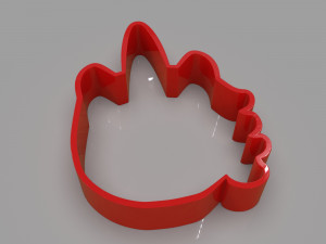 cookie cutter unicorns and rabbit pack 3D 모델