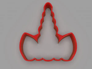 cookie cutter unicorns and rabbit pack 3D Model