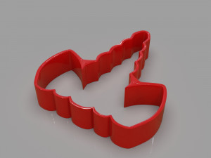 cookie cutter unicorns and rabbit pack 3D 모델