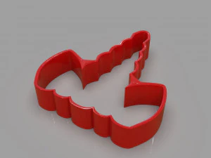 cookie cutter unicorns and rabbit pack 3D Model