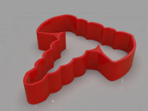 cookie cutter unicorns and rabbit pack 3D Model