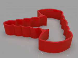 cookie cutter unicorns and rabbit pack 3D Model