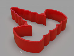 cookie cutter unicorns and rabbit pack 3D 모델