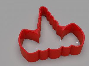 cookie cutter unicorns and rabbit pack 3D 모델