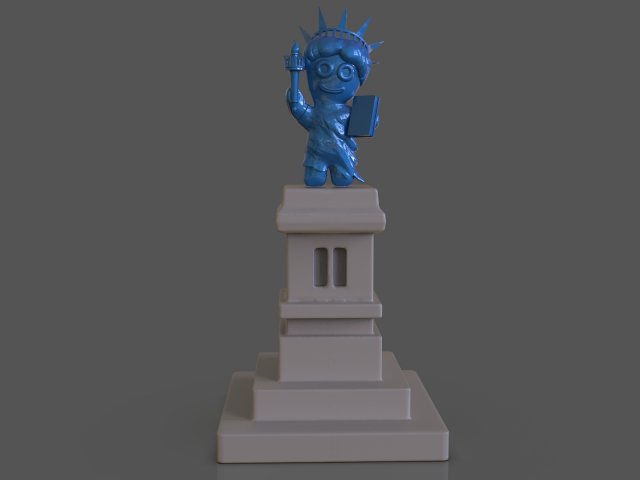sour patch kid liberty Model 3D .c4d .max .obj .3ds .fbx .stl .blend 
