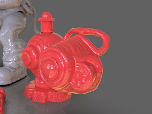 tmnt hot spot articulated toy with accessories 3D Baskı Modeli