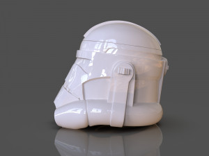 clone trooper helmet vase Model Cetak 3D