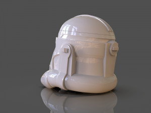 clone trooper helmet vase Model Cetak 3D