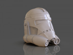 clone trooper helmet vase Model Cetak 3D