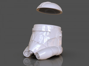 clone trooper helmet vase Model Cetak 3D