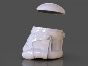 clone trooper helmet vase Model Cetak 3D