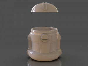 clone trooper helmet vase Model Cetak 3D