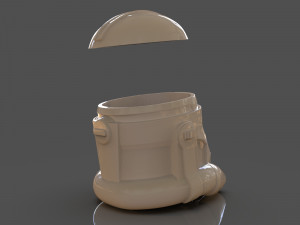 clone trooper helmet vase Model Cetak 3D