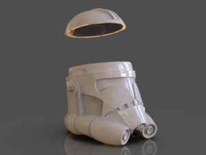 clone trooper helmet vase Model Cetak 3D