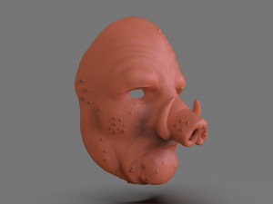 wookalar mask Modello di stampa 3D