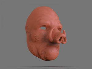 wookalar mask Modello di stampa 3D
