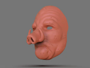 乌卡拉面具 3D 打印模型