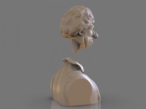 wookalar bust 3Dプリントモデル