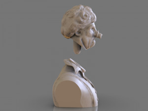 wookalar bust 3Dプリントモデル
